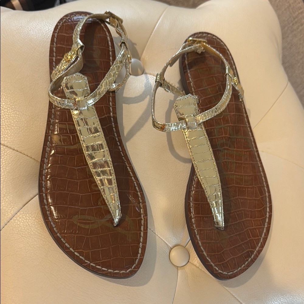 Sam Edelman Gigi Gold Women's Sandals